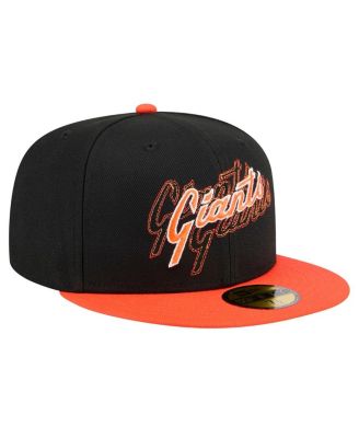 Men's Black San Francisco Giants Shadow Stitch 59FIFTY Fitted Hat