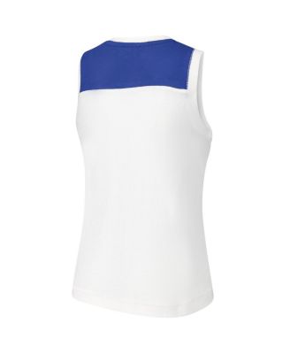 Women's White Philadelphia Phillies Premier Zoey Waist Length Tank Top