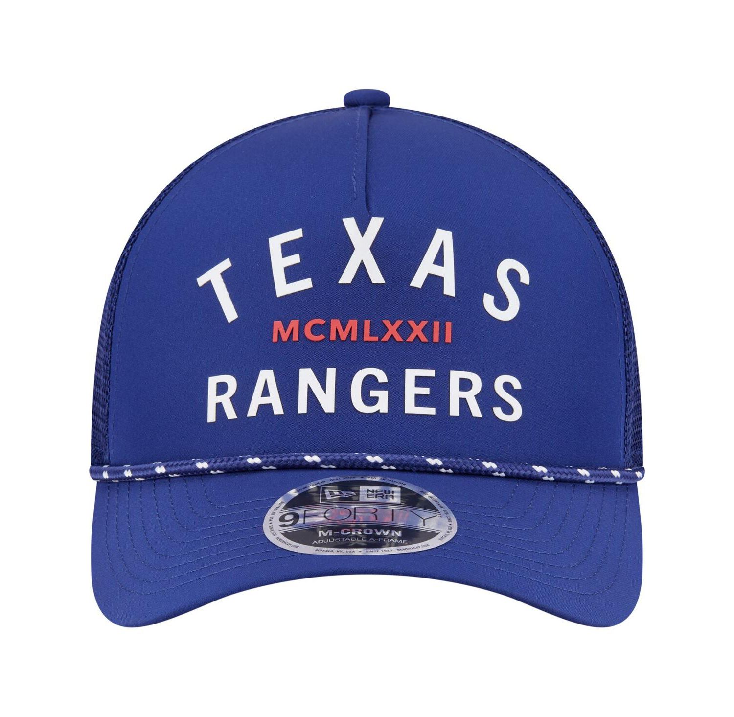 Men's Royal Texas Rangers Minimalist 9FORTY A-Frame Adjustable Hat