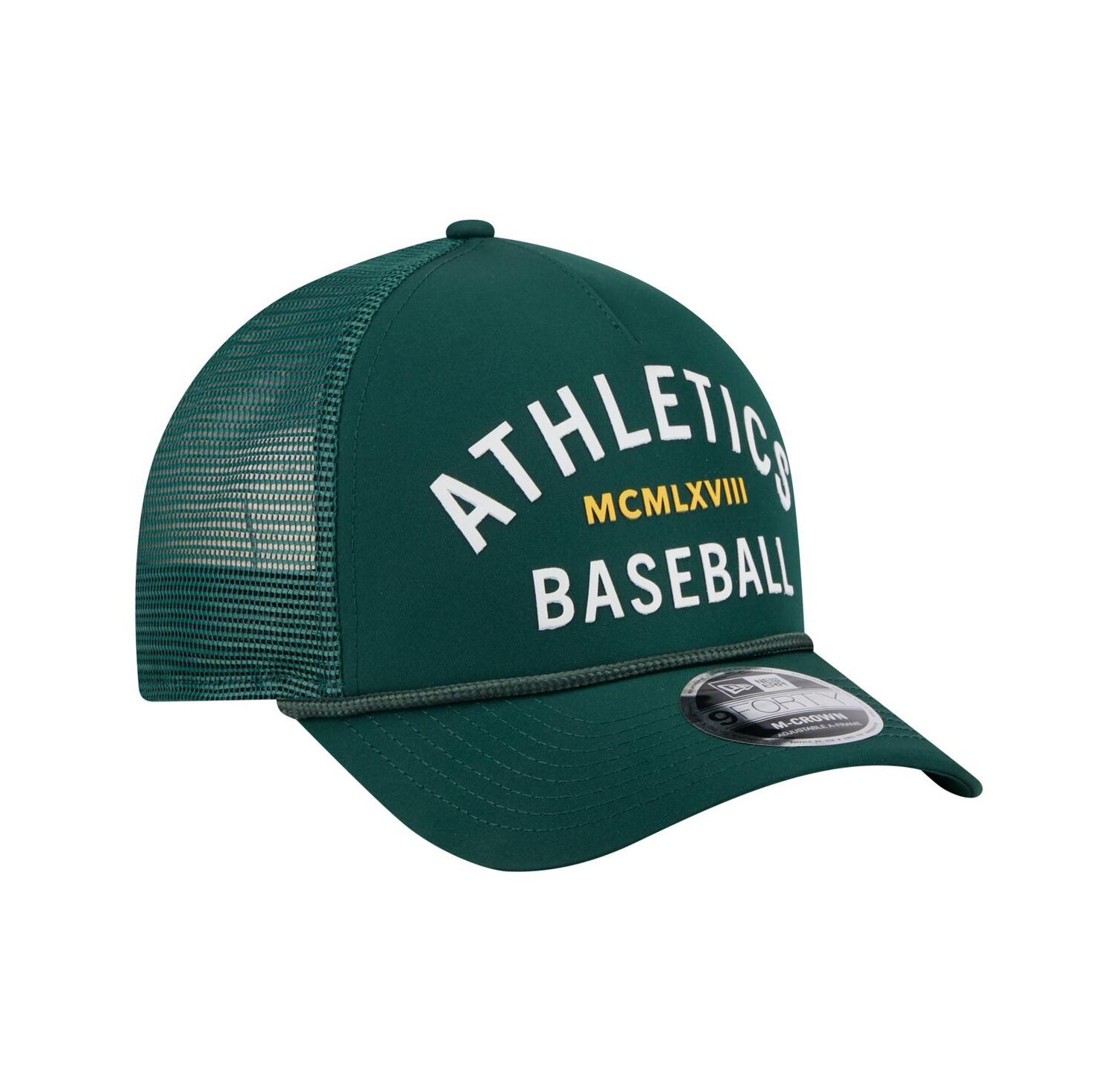 Men's Green Athletics Minimalist 9FORTY A-Frame Adjustable Hat