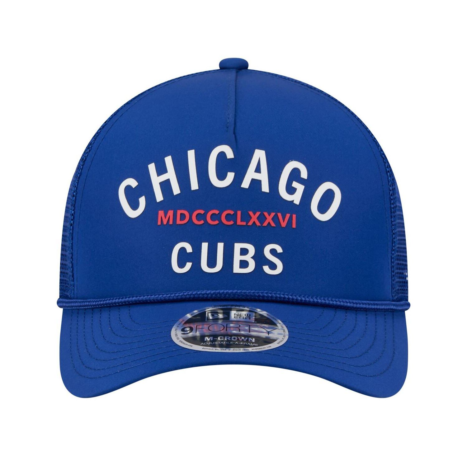 Men's Royal Chicago Cubs Minimalist 9FORTY A-Frame Adjustable Hat