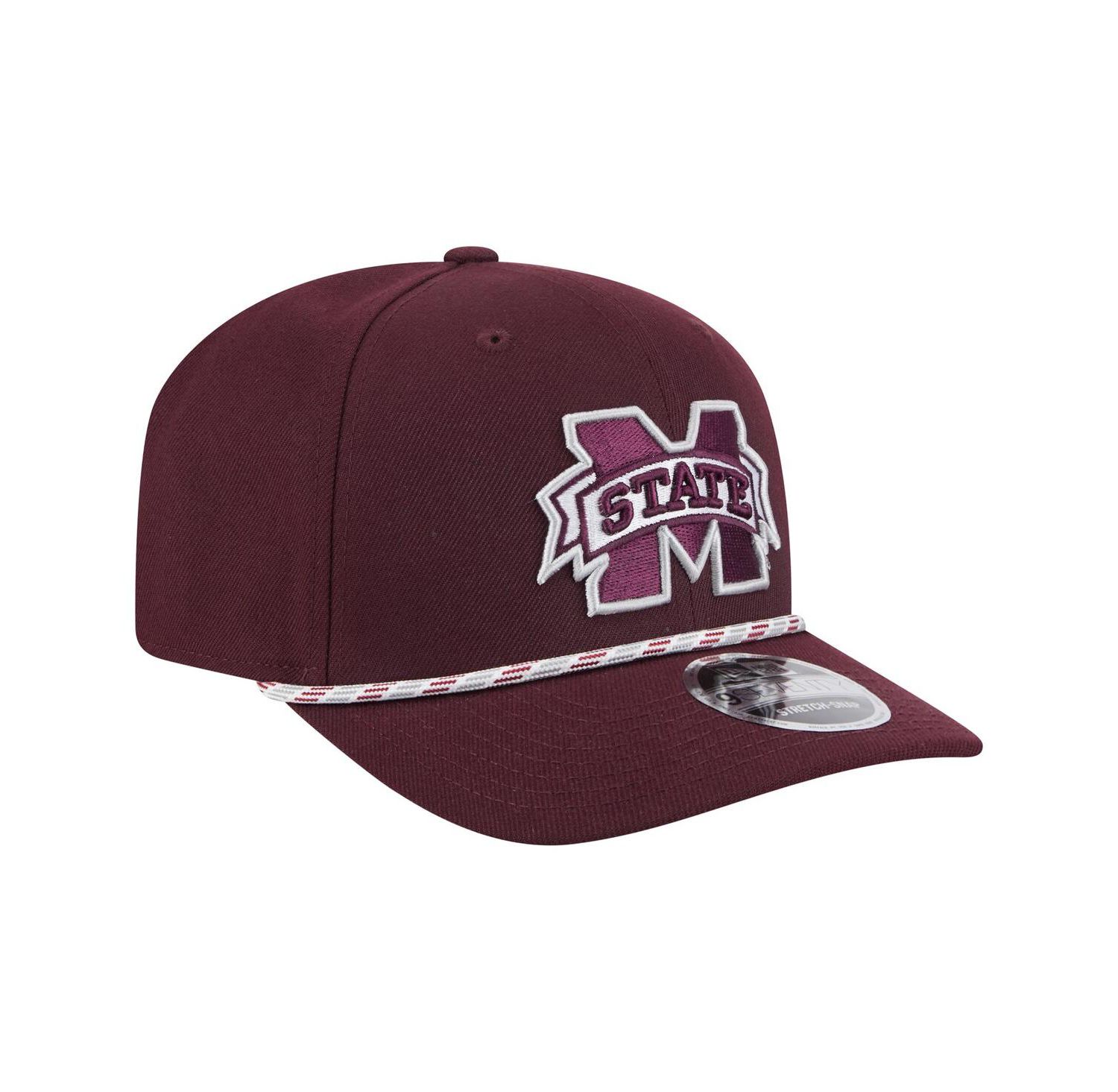Men's Maroon Mississippi State Bulldogs Game Day Multi-Rope 9SEVENTY Stretch-Snap Hat