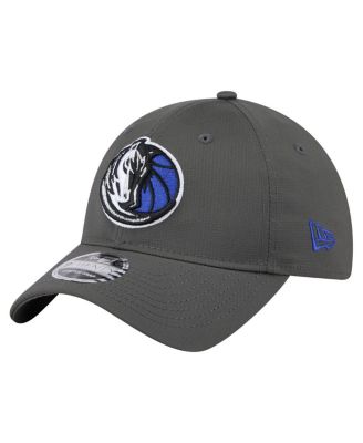 New Era - Men's Charcoal Dallas Mavericks Active Ripstop 9TWENTY Adjustable Hat