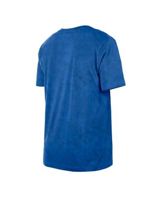 Men's Blue New York Knicks Throwback Vintage Boxy Mineral Wash T-Shirt