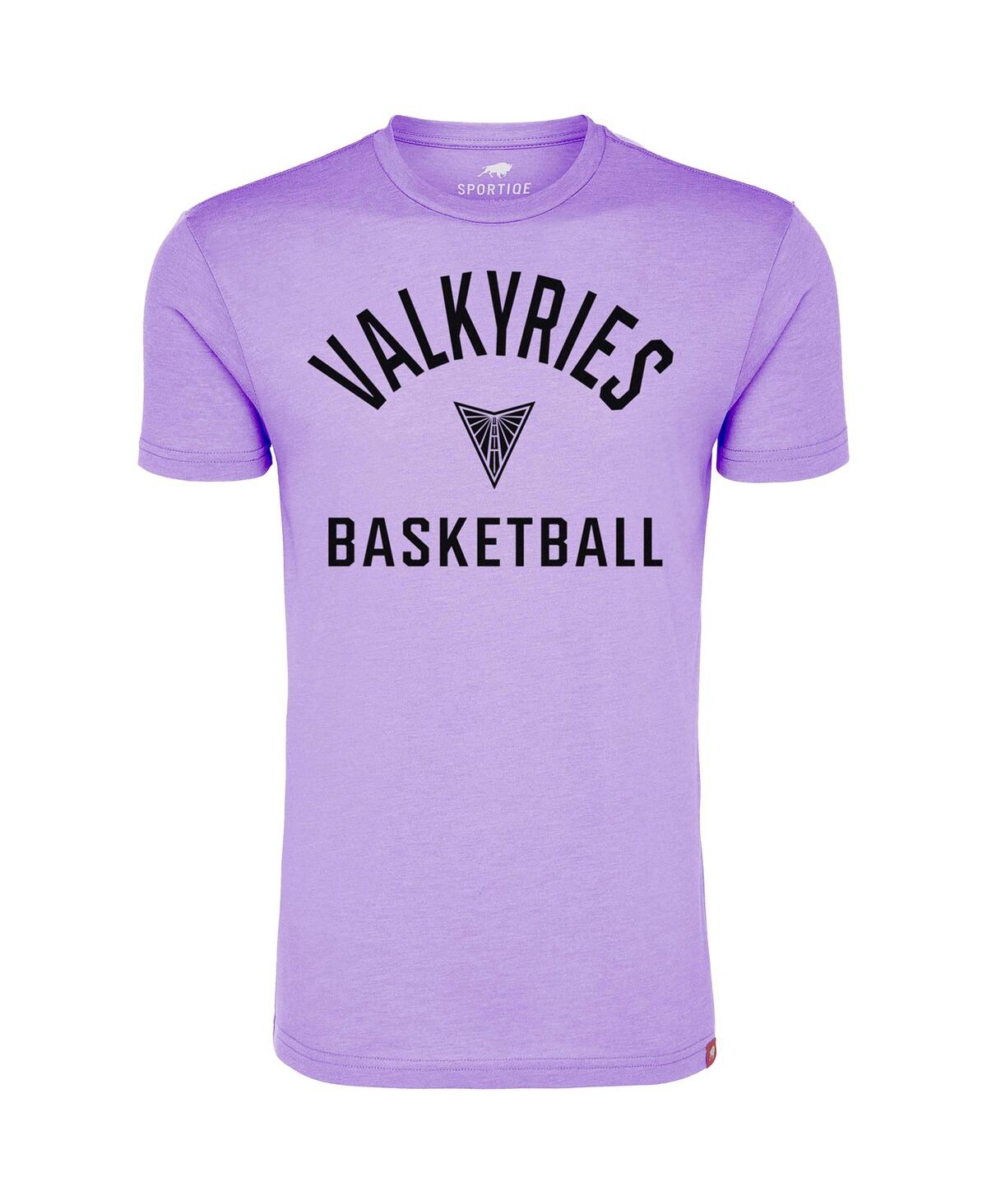 Sportiqe Men's And Women'sâ Violet Golden State Valkyries Super-soft Comfy Tri-blend T-shirt In Purple