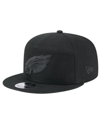 New Era - Men's Black Philadelphia Eagles Adventure Canvas Split Panel 9FIFTY Snapback Hat