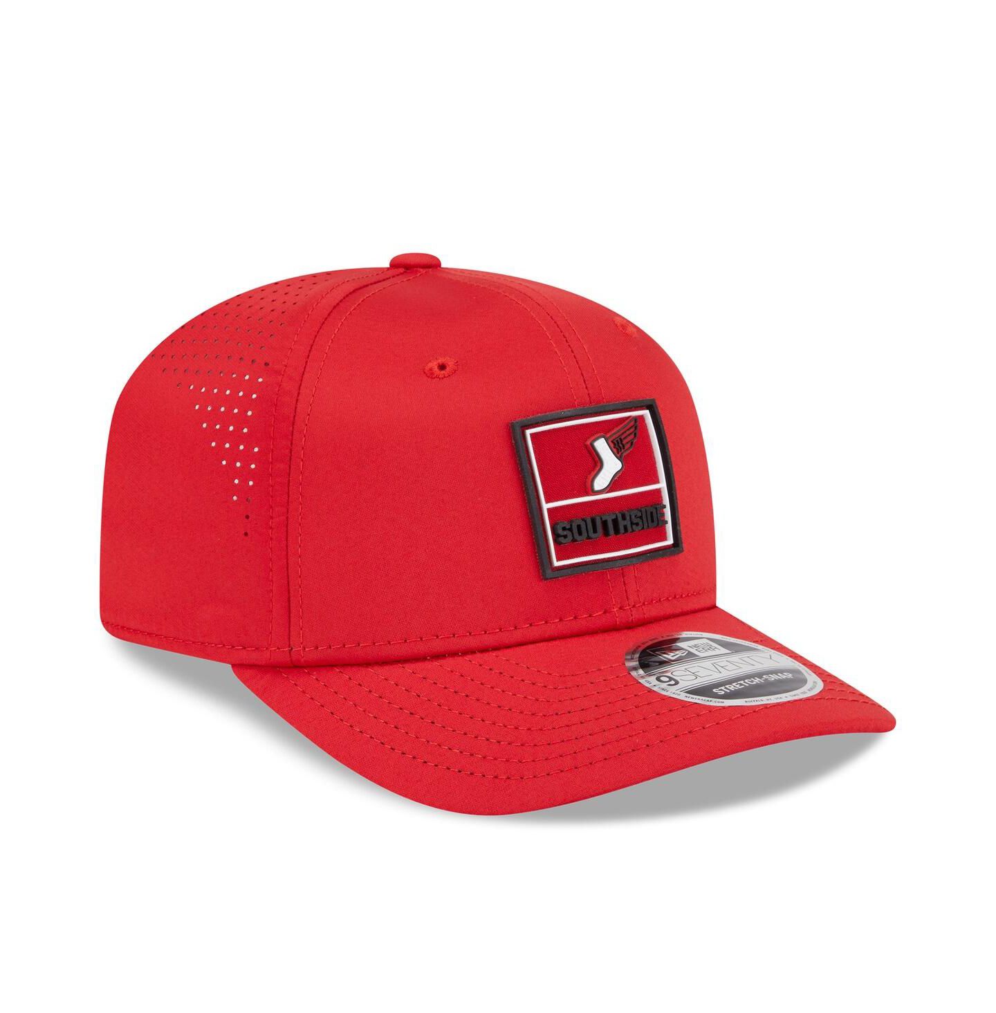 Мужские головные уборы New Era Red Chicago White Sox 2025 City Connect Fan Pack 9SEVENTY Adjustable Hat — фото 3