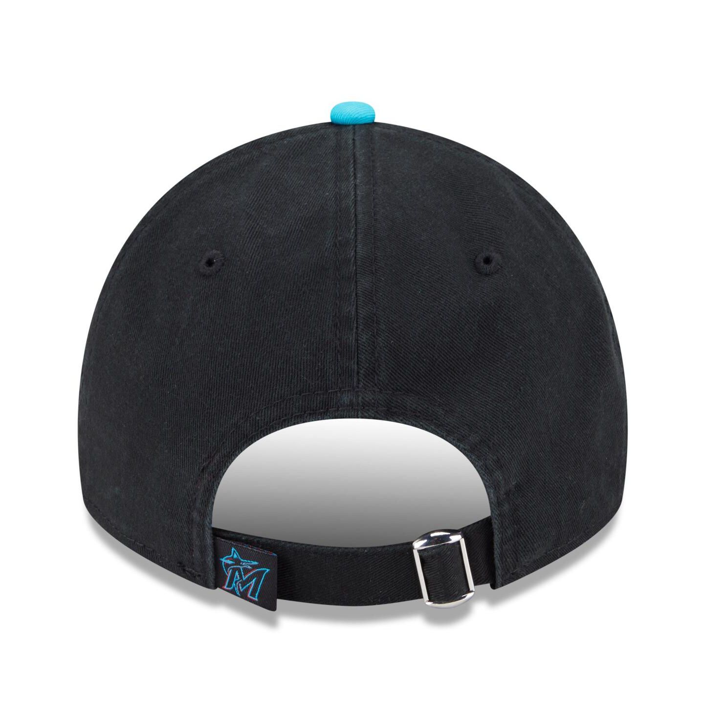 Мужская кепка New Era Black/Pink Miami Marlins 2025 City Connect 9TWENTY Adjustable Hat — фото 4
