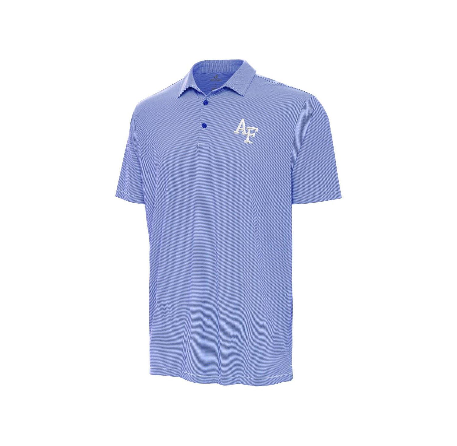 Men's Royal/White Air Force Falcons Twine Polo Shirt