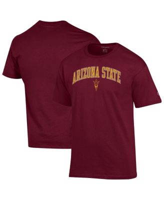 Champion - Men's Maroon Arizona State Sun Devils Arch Over Logo T-Shirt
