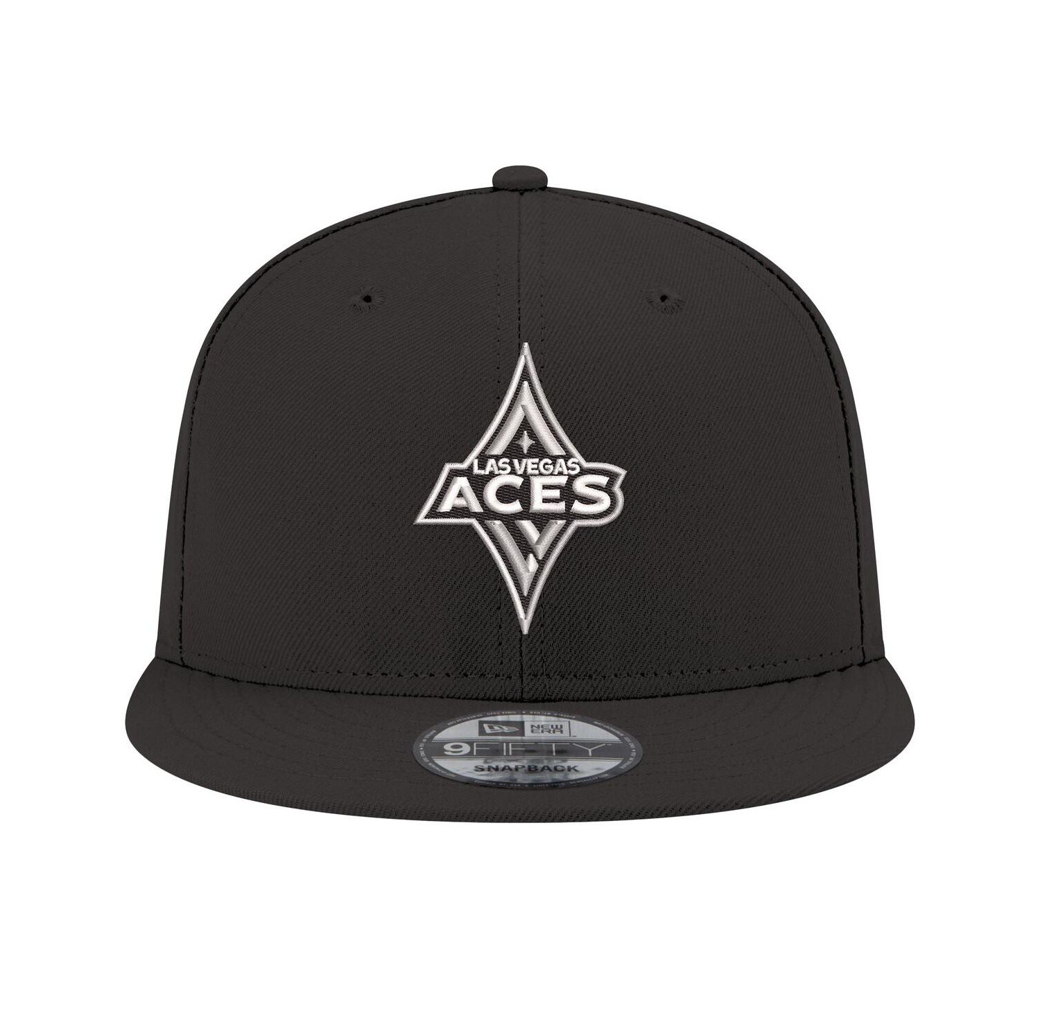 Men's and Women's Black Las Vegas Aces Logo 9FIFTY Snapback Hat