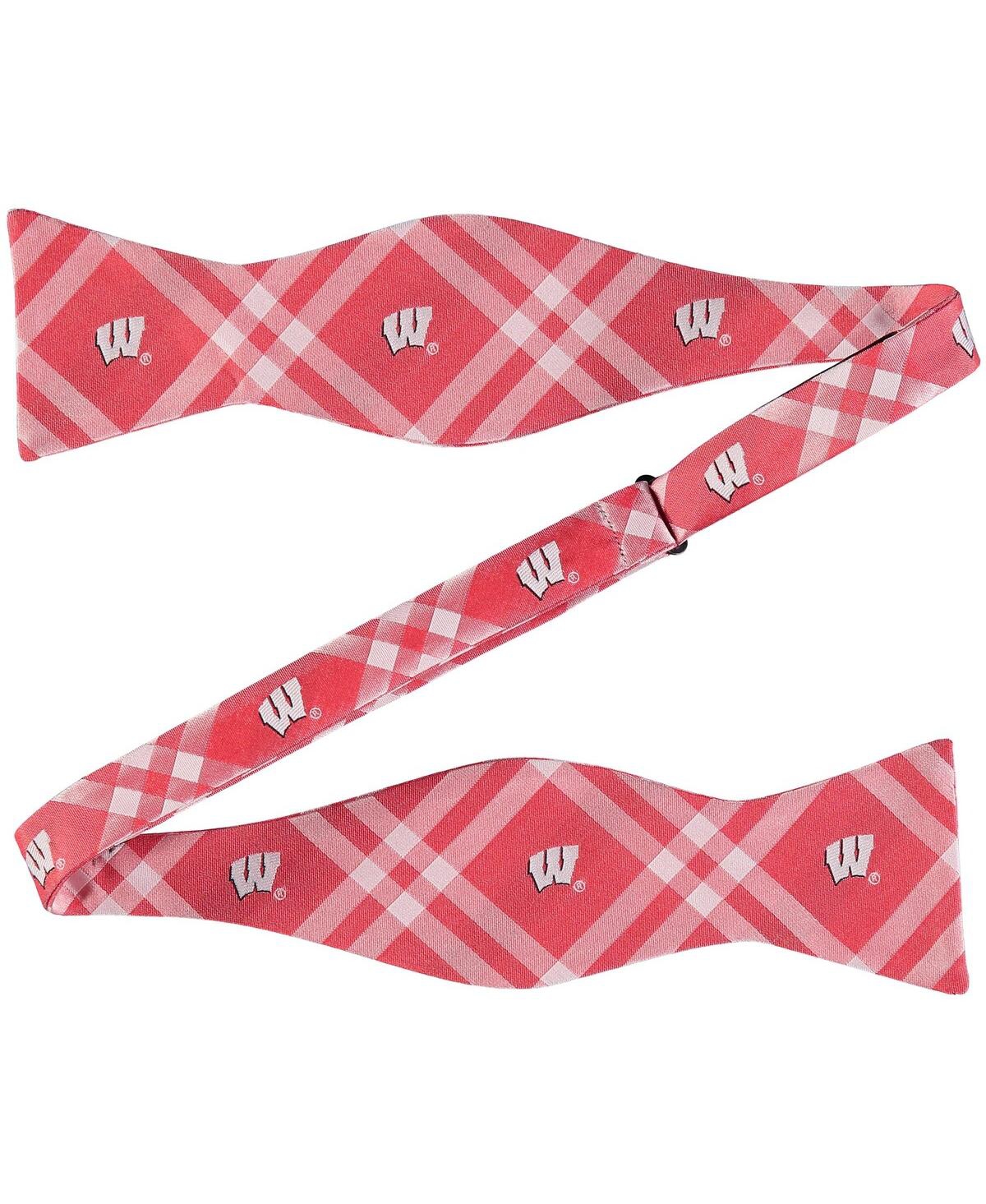 Red Wisconsin Badgers Rhodes Self-Tie Bow Tie - Red