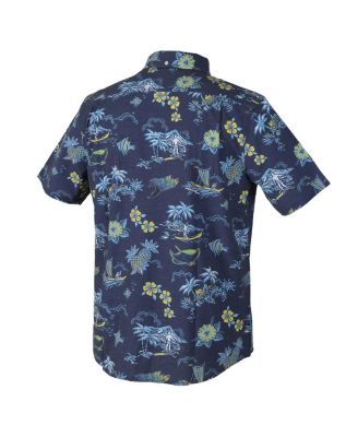 Men's Dark Blue Tampa Bay Rays Kekai Button-Down Shirt