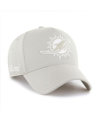 '47 Brand - Mens Cream Miami Dolphins Foundation Offside Adjustable Hat