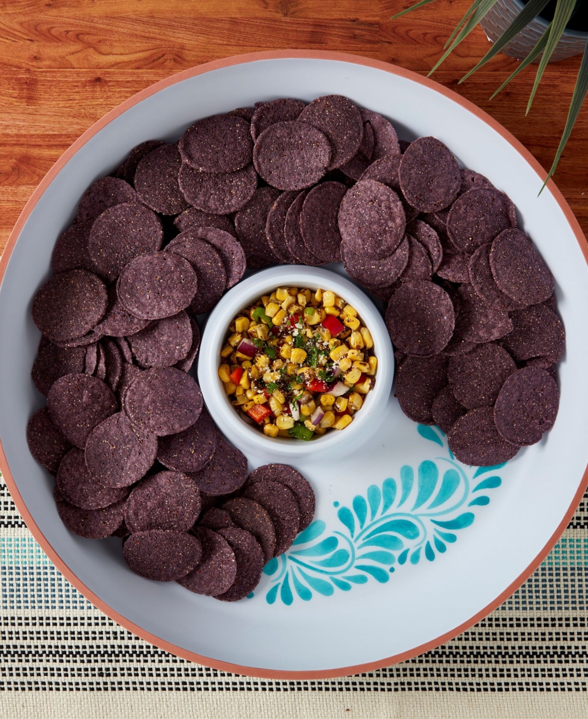 Infuse 16" Melamine Chip And Dip Platter