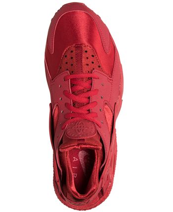 Red huaraches sales finish line