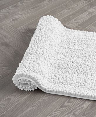 Laura Ashley Astor Chenille Bath Mat, 27" x 45"