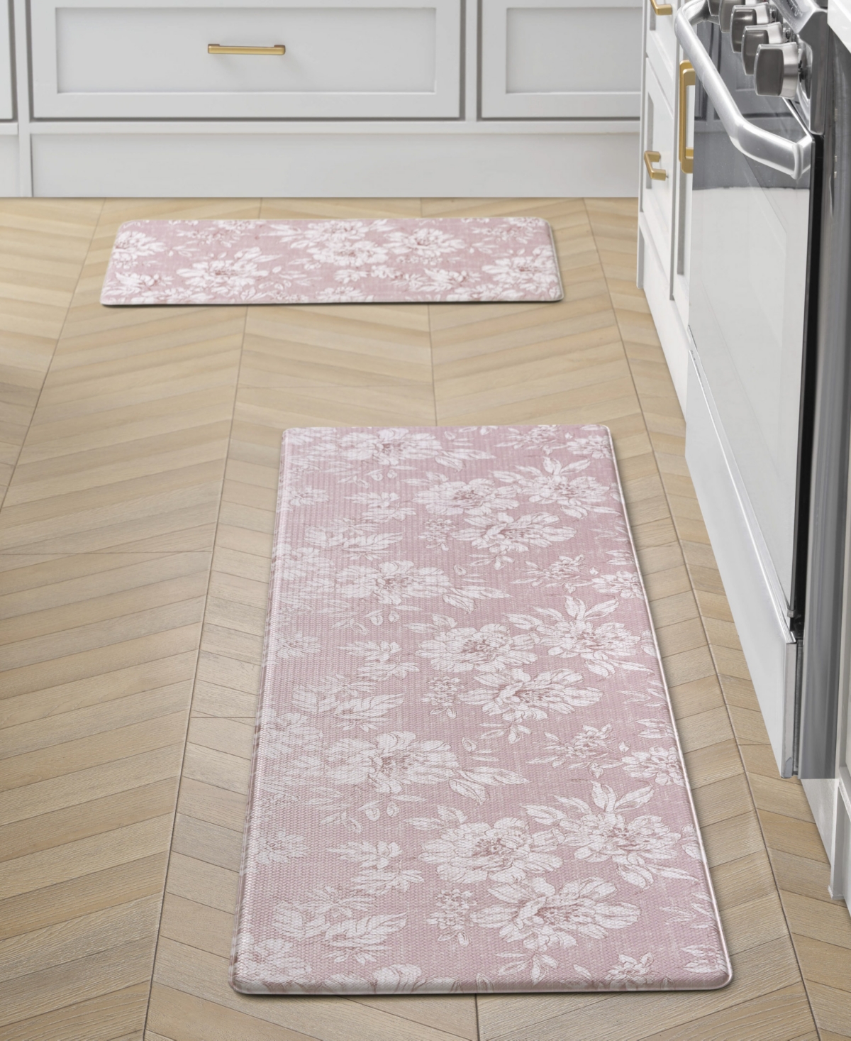 Laura Ashley Iris Anti-fatigue 2-pc. Wellness Mats