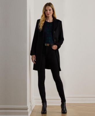 Women's Single-Breasted Walker Coat, 0P-18