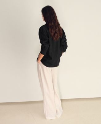 Women's Linen Oversized Shirt