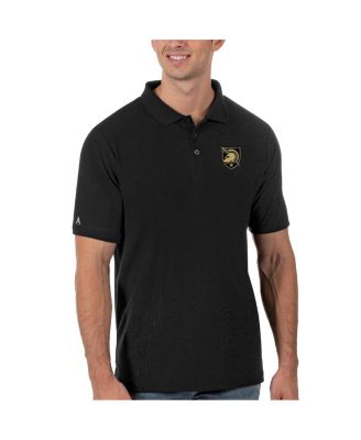 Antigua - Men's Black Army Black Knights Legacy Pique Polo Shirt