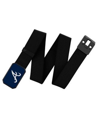 Black Atlanta Braves Belt with Team Color Buckle Belt