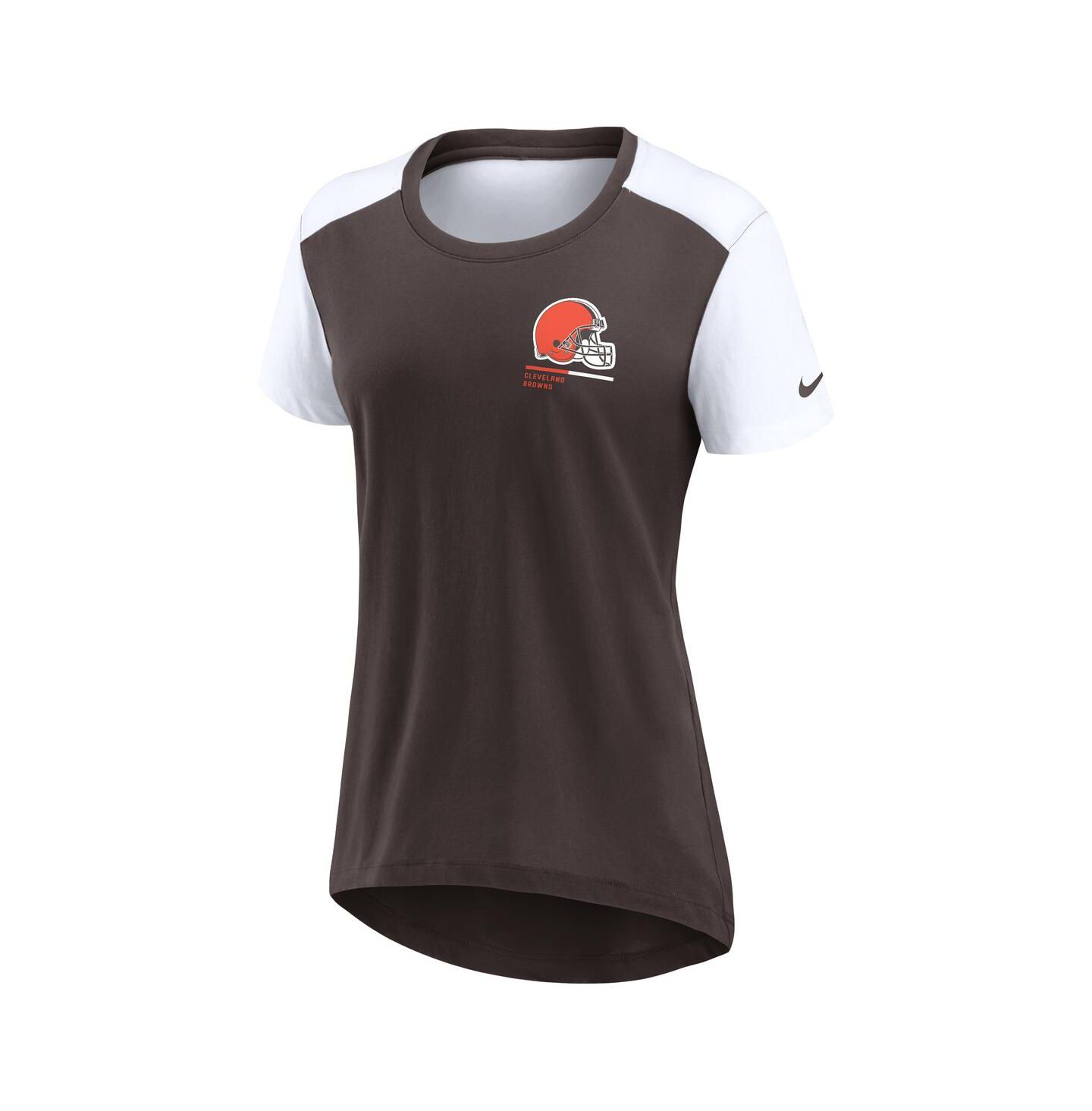 Женская футболка Nike Brown Cleveland Browns Performance Fashion — фото 2