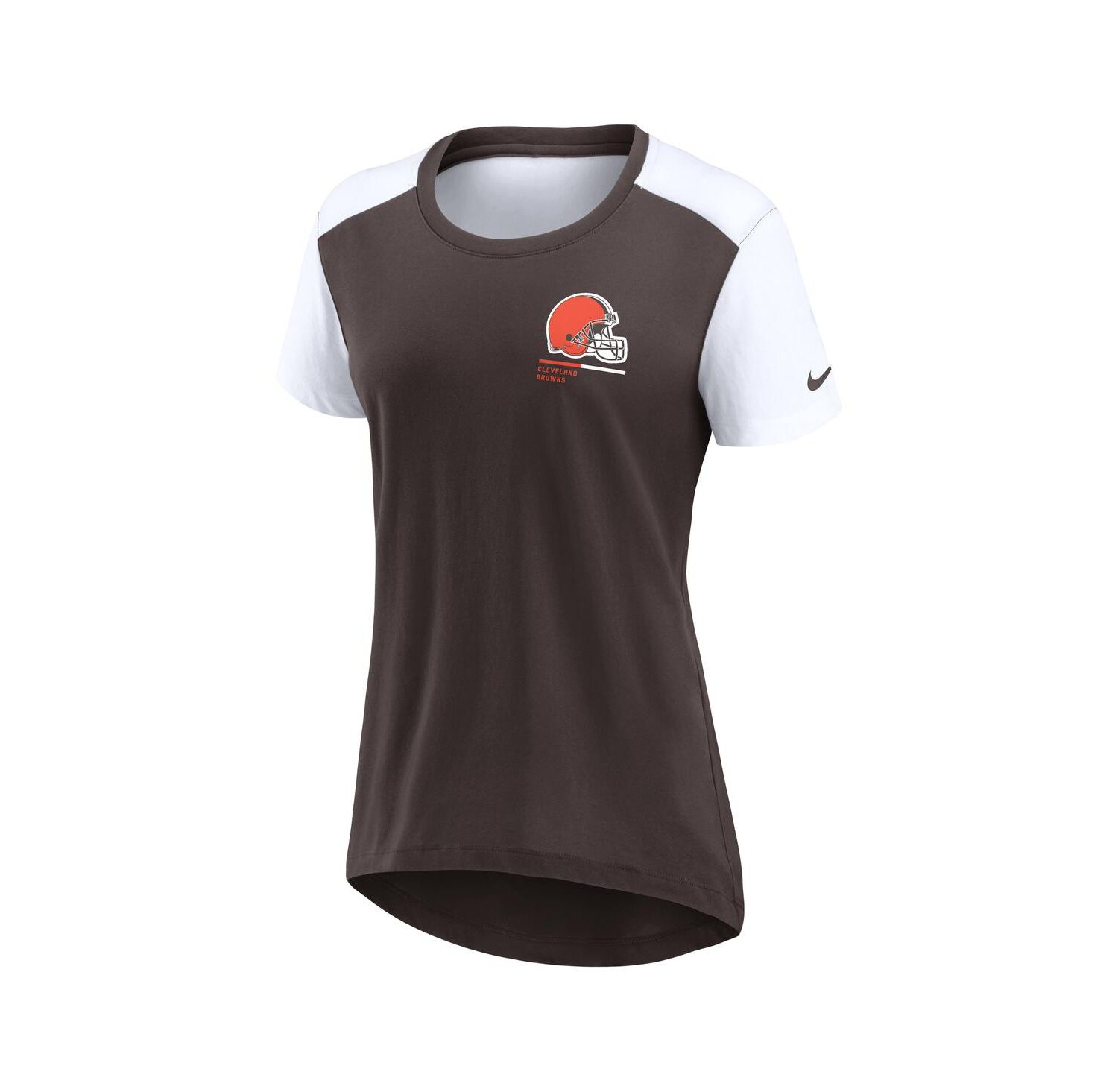 Women's Brown Cleveland Browns Performance Fashion T-Shirt