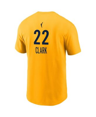 Men's and Women's Caitlin Clark Gold Indiana Fever Name Number T-Shirt