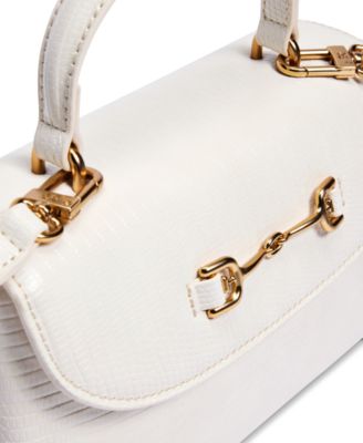 Loraine Lizard Embossed Top Handle Bag