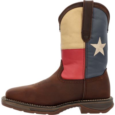 Men's Workin' Rebel Texas Flag Steel Toe Work Boot