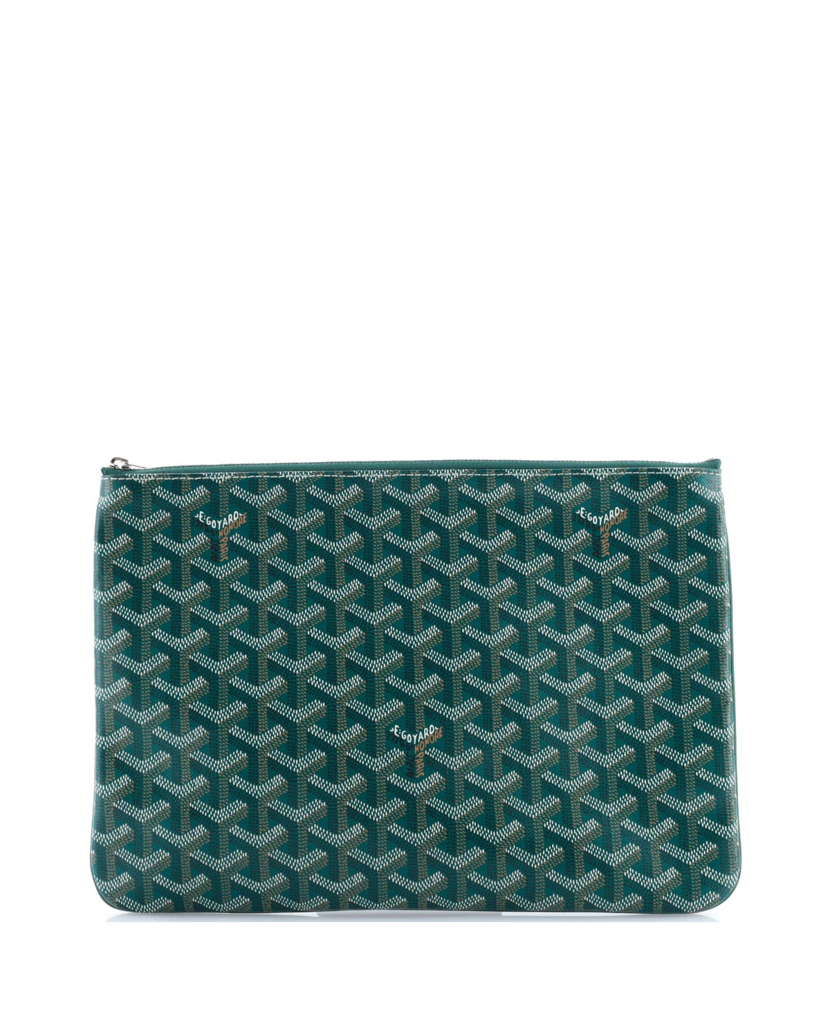 Mm Senat Zip Pouch Coated Canvas - Green