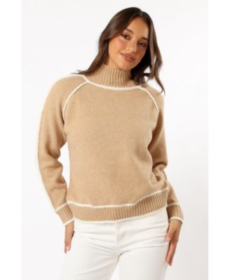 Women's Rylee Contrast Hem Knit Sweater