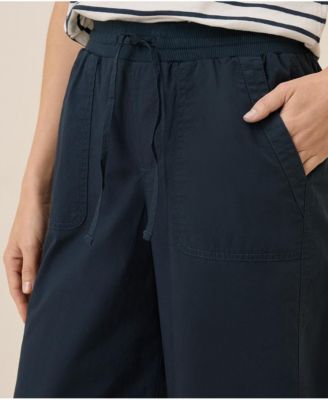 Women's Organic Cotton Monterey Poplin Wide Leg