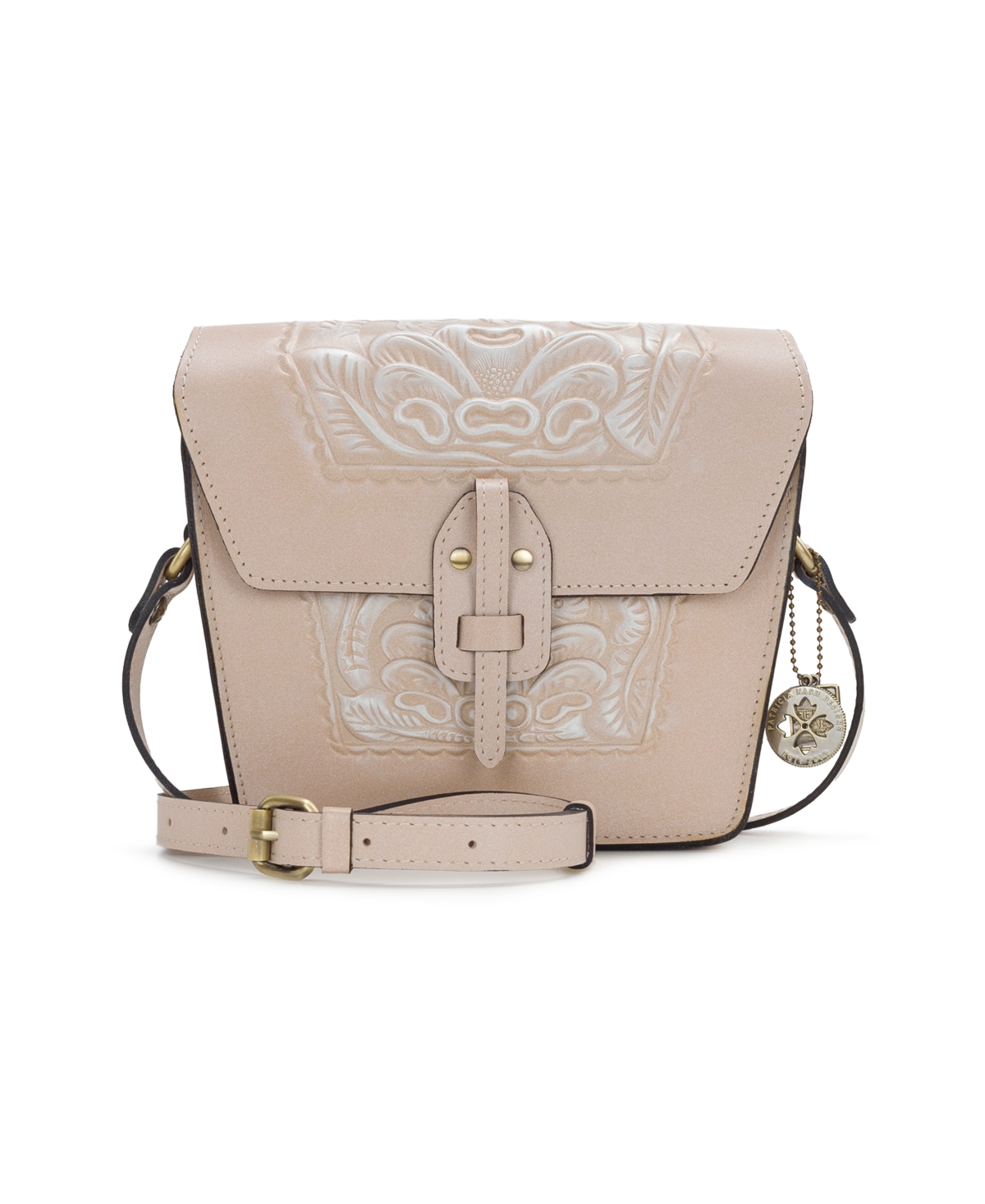Marciana Small Leather Crossbody Bag - Tan