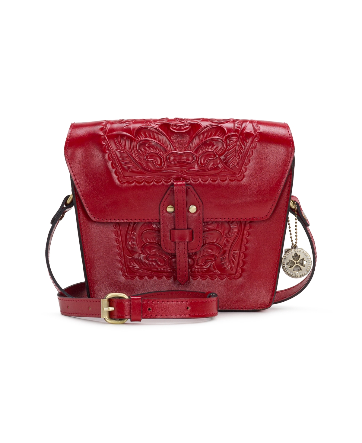 Marciana Small Leather Crossbody Bag - Tan