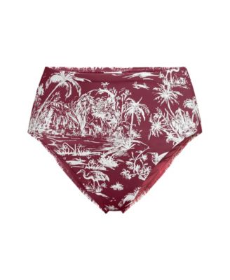 Women's Cheeky High Waisted Bikini Bottoms