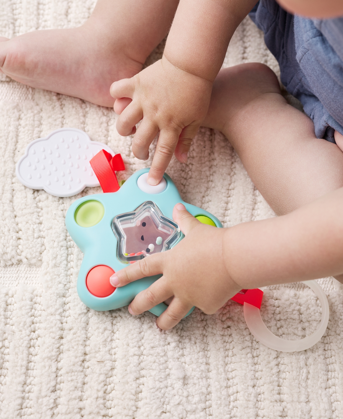 Skip Hop Silver Lining Cloud Pop Star Baby Sensory Toy In Multi