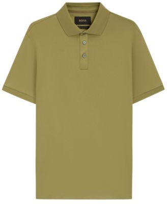 Men's Mercerized Cotton Regular-Fit Polo Shirt