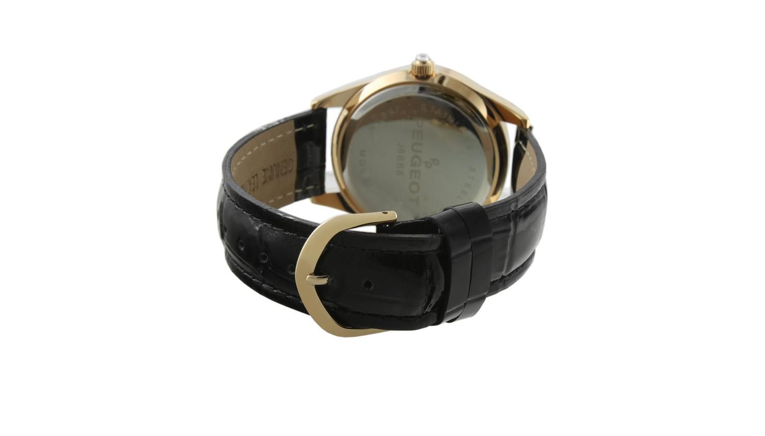 Women's Couture Gold Watch Leopard Dial Swarovski Crystal