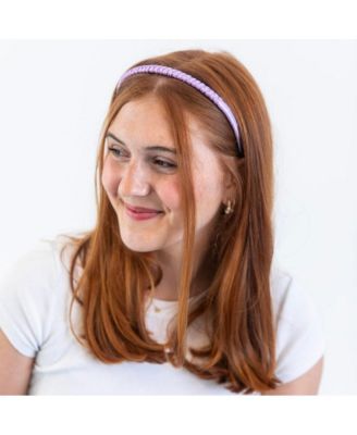 Thin Solid Headband - Purple
