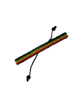 Conservation Pride & Purpose Hand Beaded Bracelet, Rainbow of Maasai Glass Beads