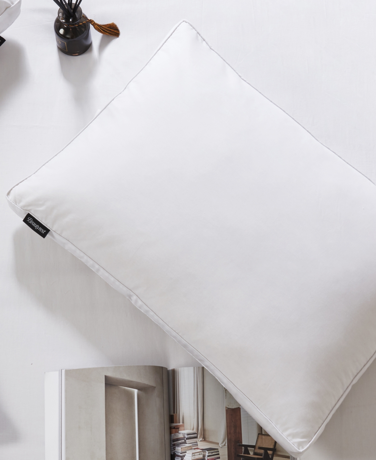 Beautyrest 2" Gusseted Down Fiber Pillow