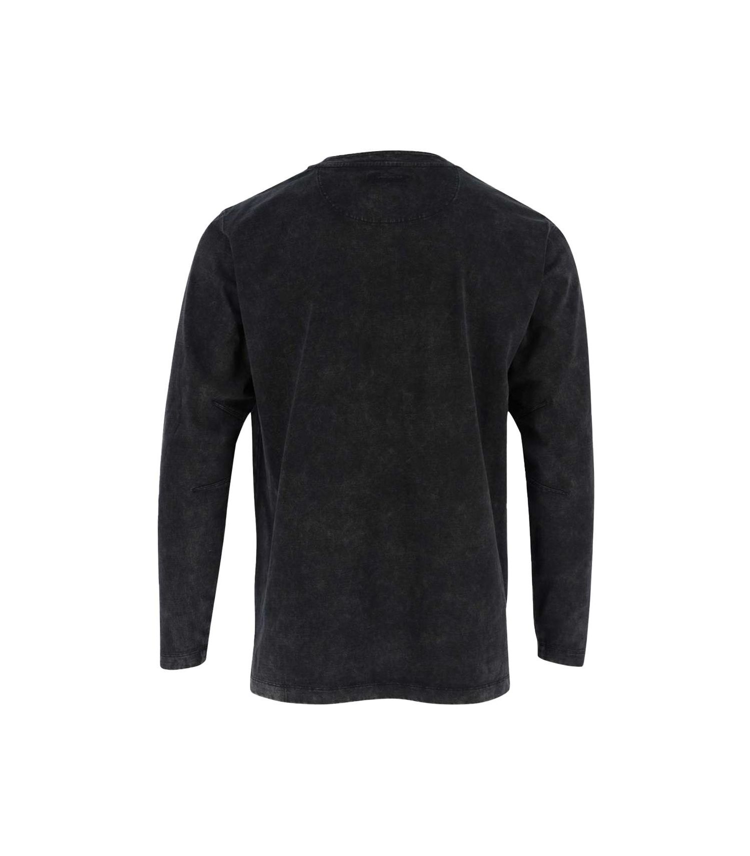 Big & Tall Men's Heavyweight Vintage Wash Long Sleeve Henley