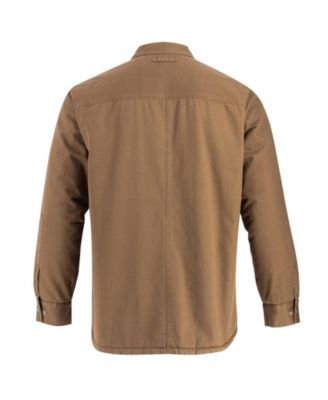 Men's Crafted Herringbone Utility Shirt Jacket