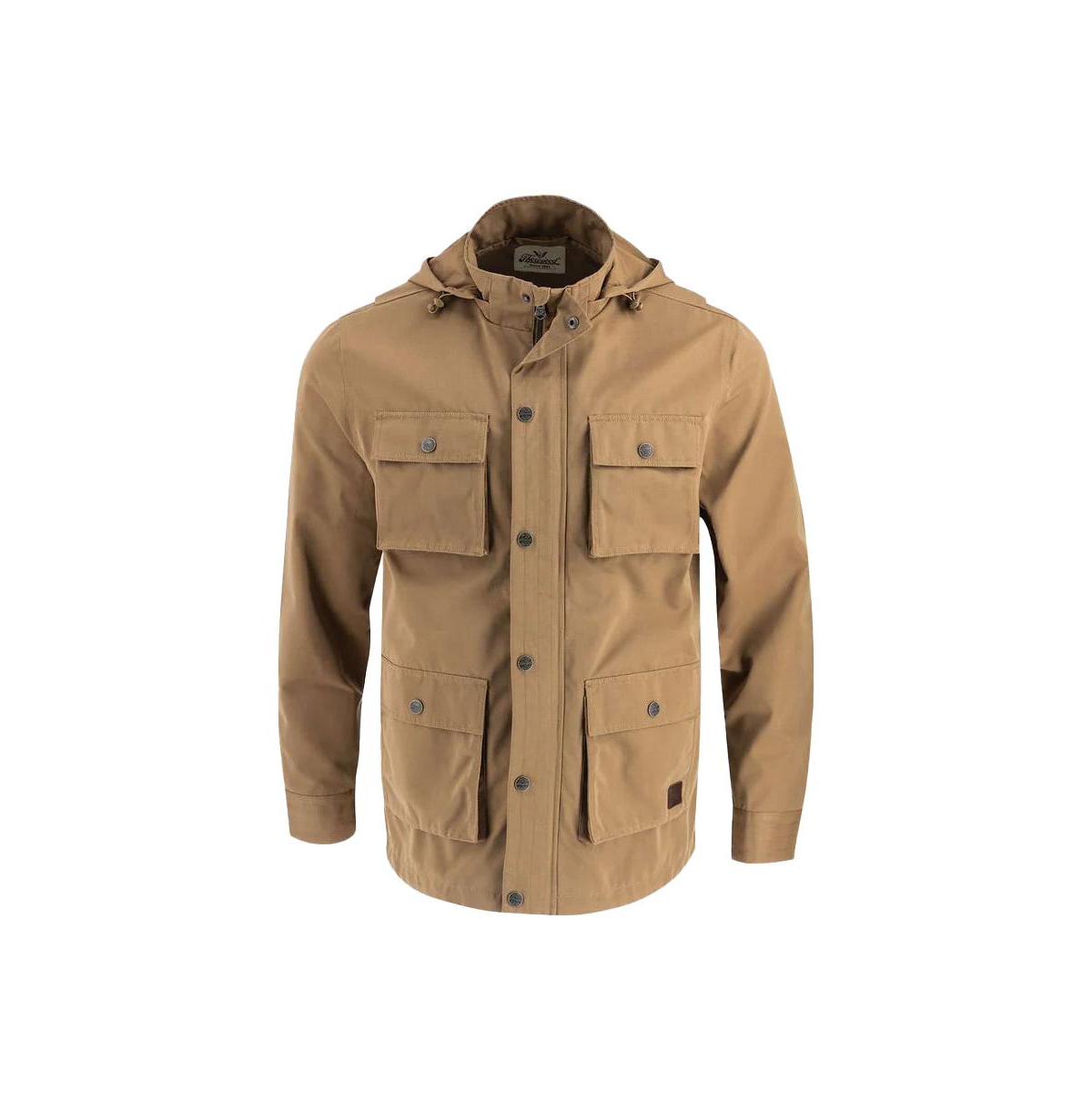 Big & Tall Tradesman Waxed Cotton Jacket - Vintage slate