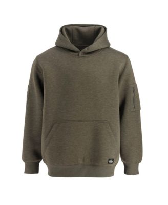 Men's Water Repellent Snap Neck Performance Pullover Hoodie
