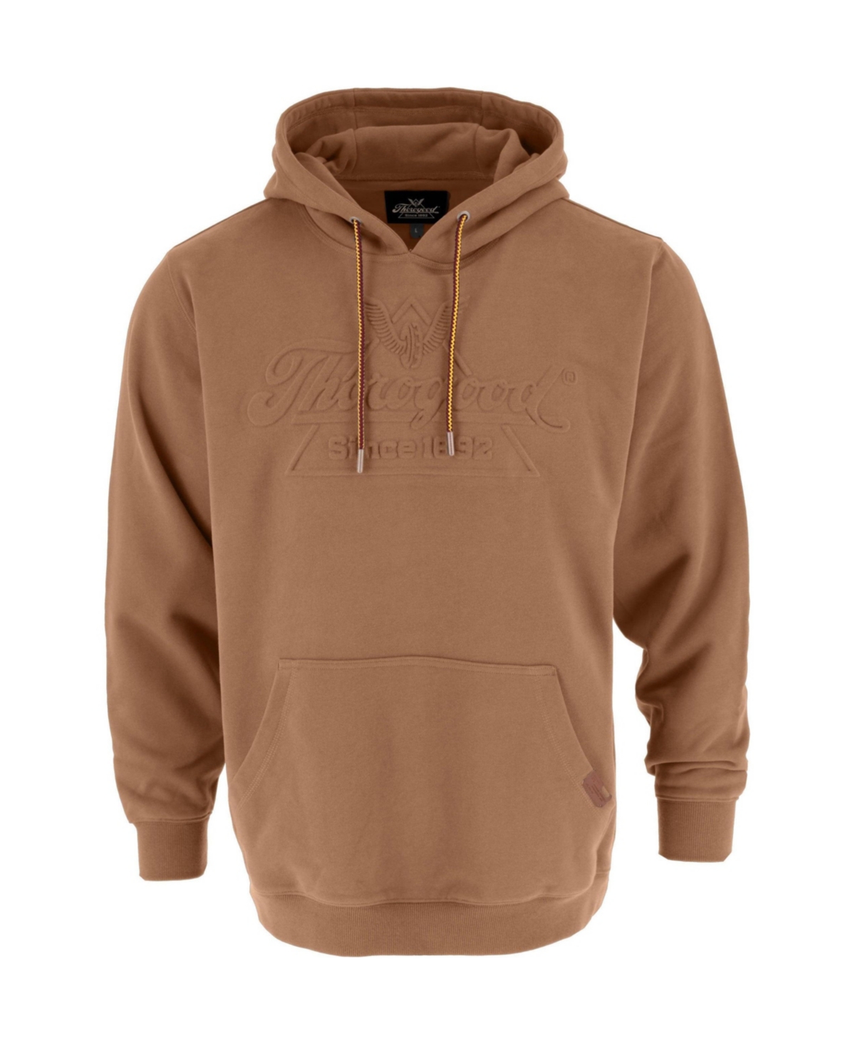 Men's Heavyweight Embossed Logo Pullover Hoodie - Otter