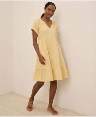 Women's Organic Cotton Coastal Double Gauze Breezy Dress