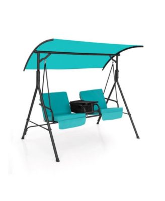 Porch Swing Hammock Chair with Adjustable Canopy